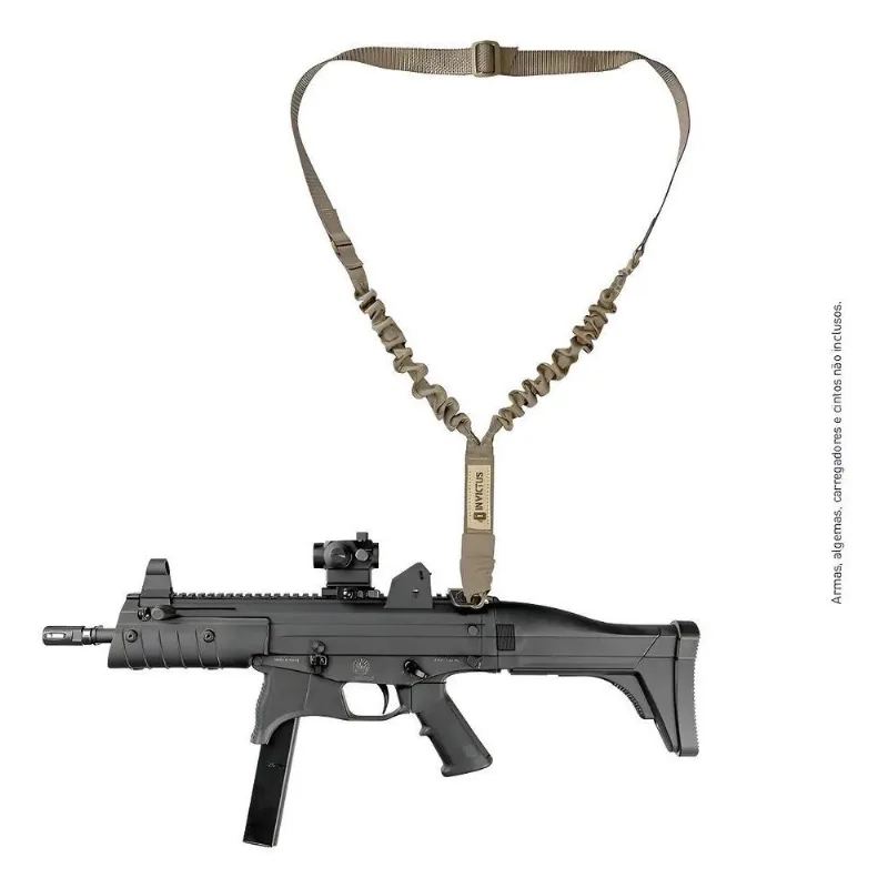 Invictus Bandoleira Tática 1 Ponta Strap Com Encaixe Colete