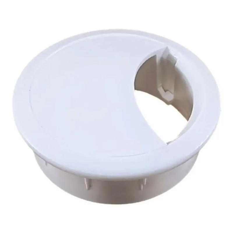 10x Acabamento Passa Fio Cabo 46mm Moveis Mesa Escritorio 5