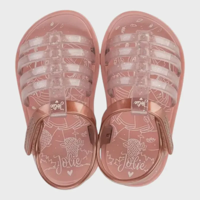 Sandália Bebê Personalidade Jolie Lux Baby ref: 23212