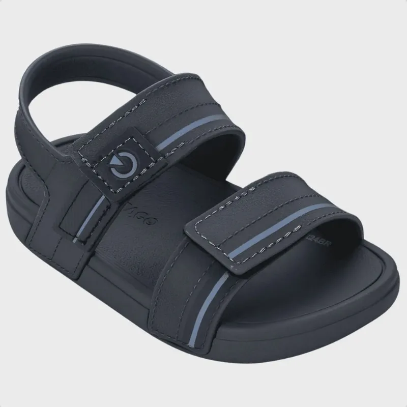 Papete Sandália Baby Cartago Dakar Masculina Tiras Autocolantes Confortável