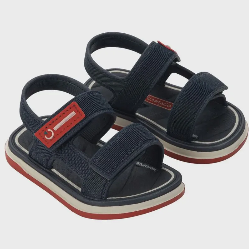Sandalia Infantil Baby Cartago Malaga Sport 12405 Meninos