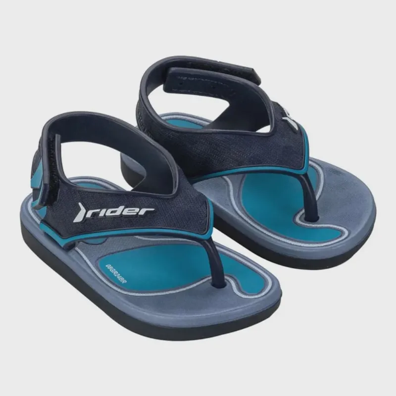 Chinelo Rider R Line Plus Baby Casual Menino Azul