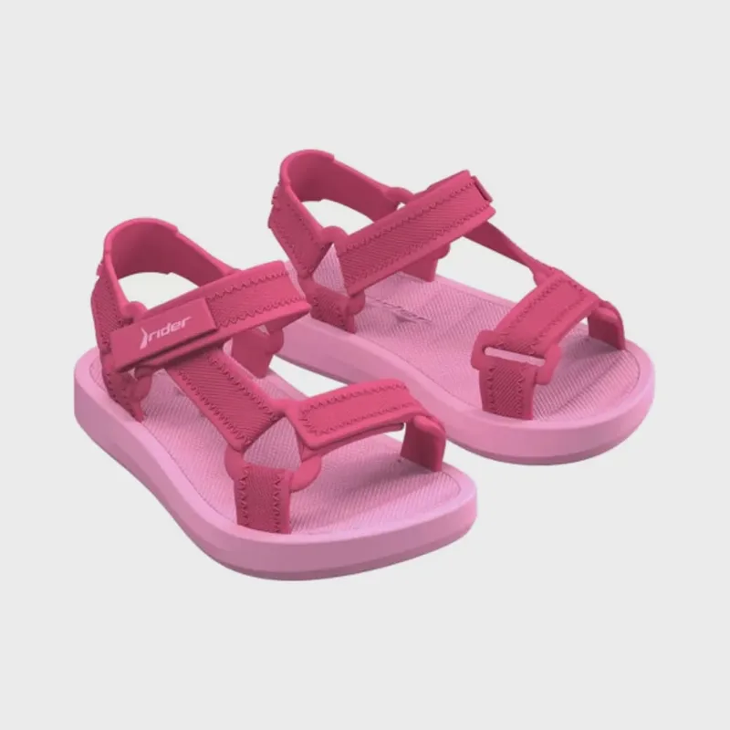 Sandália Papete Infantil Baby Freestyle ii Rosa Rider 12348-BI569