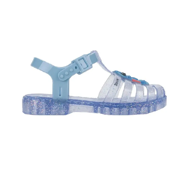 Sandalia Grendene Kids Disney Duo Stitch Inf Glitter/azul C 026/27