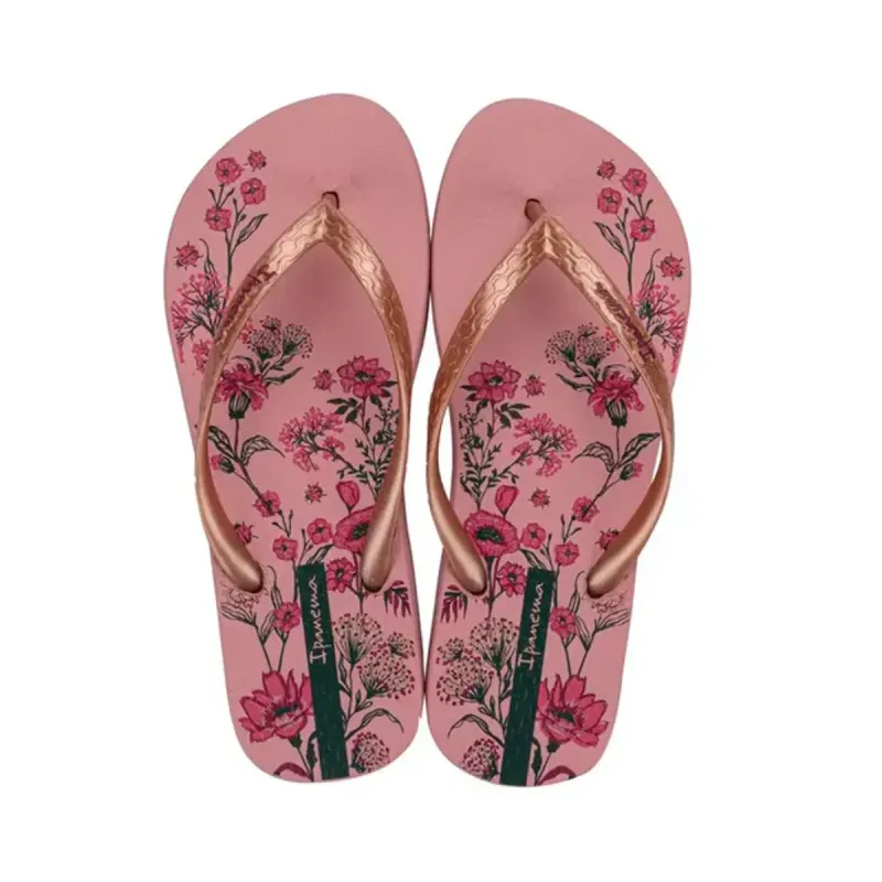 Sandália Ipanema Feminina Rosa Metalico/Verde 37/38 - IPANEMA - Vestuário