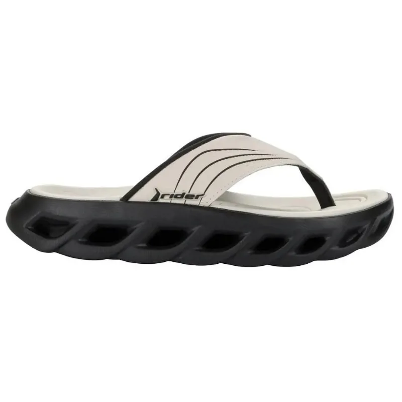 Chinelo Rider R Power Dedo Ref 12495 Preto/bege 042