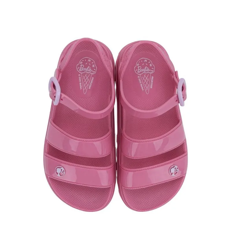 Sandalia Grendene Kids Barbie Sorveteria Rosa Medio/lilas 032/33