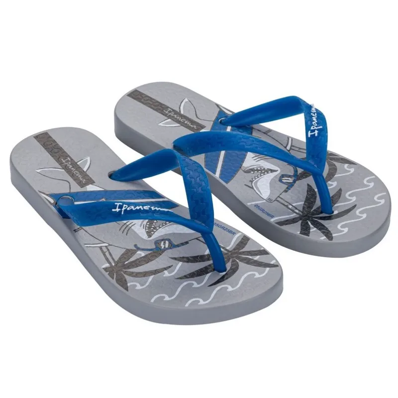 Sandália Ipanema Fantasia Infantil Cinza/Azul 25/26 - IPANEMA - Vestuário