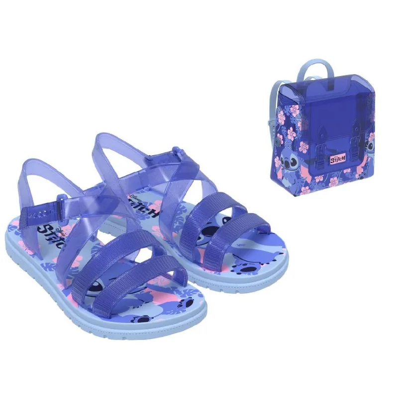 Sandalia Grendene Kids Disney Sweet Bag Azul/rosa 031