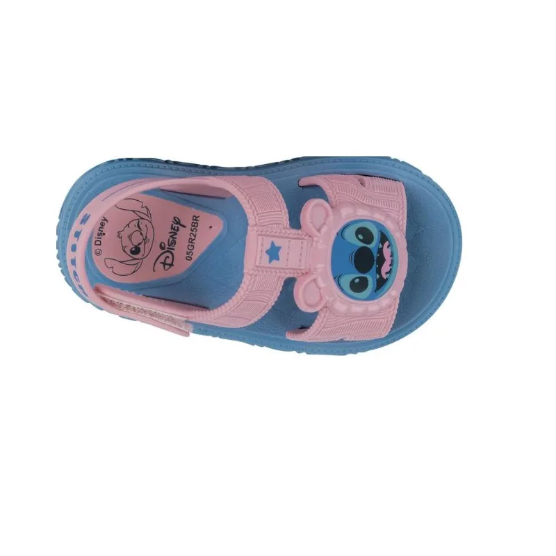 Sandalia Grendene Kids Disney Puff Bag Azul/rosa 21