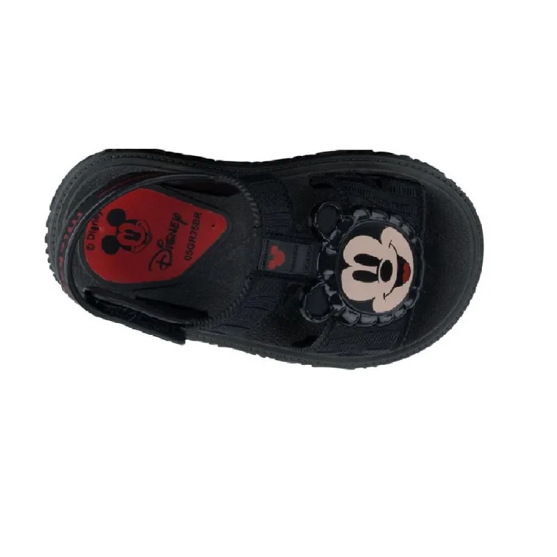 Sandalia Grendene Kids Disney Puff Bag Preto/vermelho 022