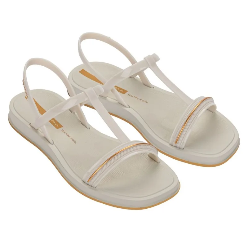 Sandália Feminina Ipanema Glow Off White e Cobre 35 - IPANEMA - Vestuário