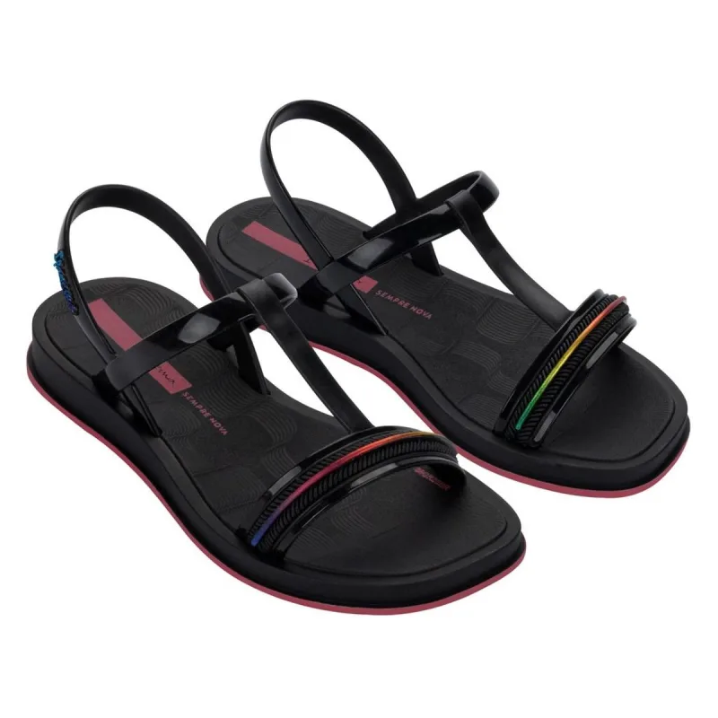 Sandália Infantil Ipanema Glow com Traseira Preto, Rosa 28 - IPANEMA
