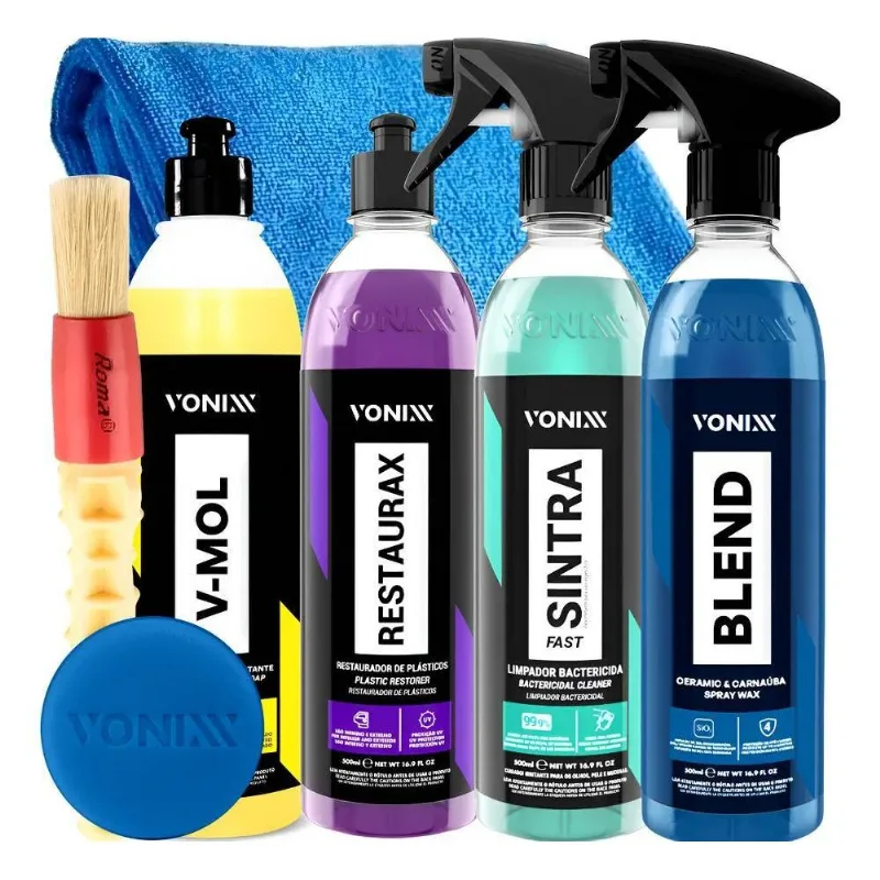 V-mol Vonixx Shampoo Lavagem Cera Blend Sintra Restaurax