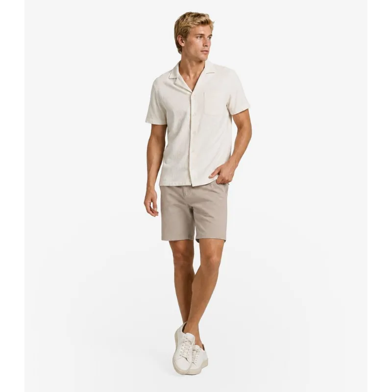 Bermuda Masculina Em Sarja Diametro Marrom 40