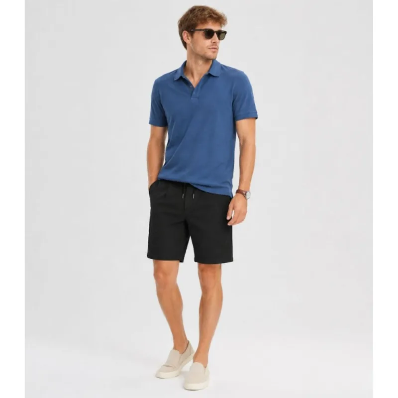Bermuda Masculina em Linho Diametro Preto 40