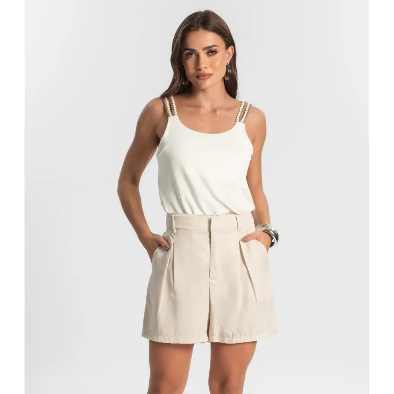 Bermuda Feminina Endless Bege M