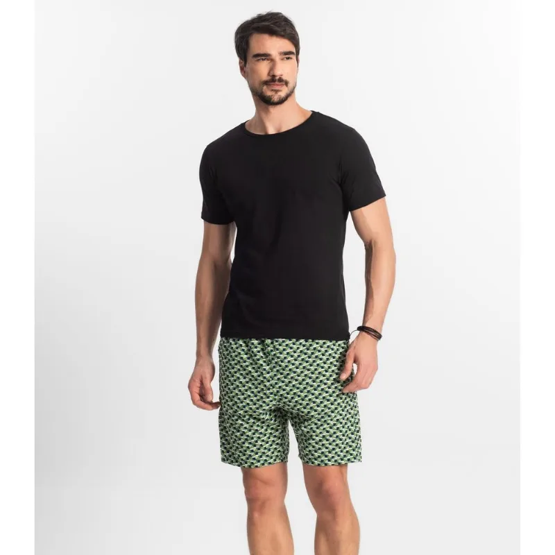 Bermuda Masculina Microfibra Diametro Verde P