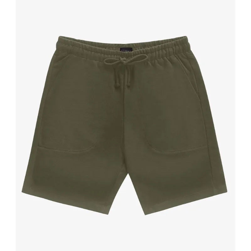 Bermuda Moletom Masculina Básica Diametro Verde M