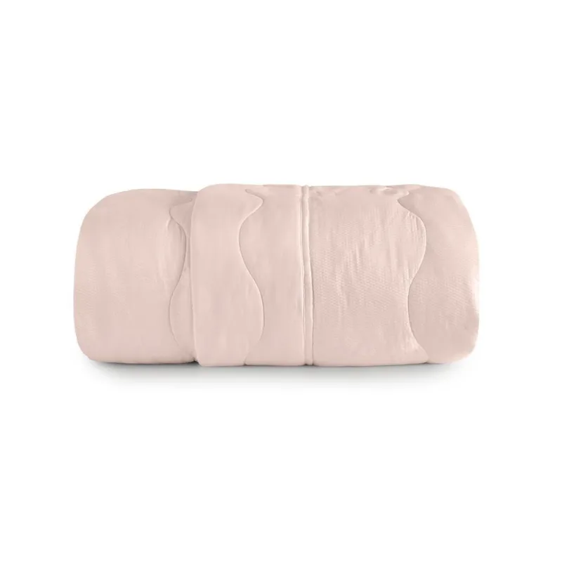 Edredom Verano King Toque Acetinado Altenburg Rosa Un