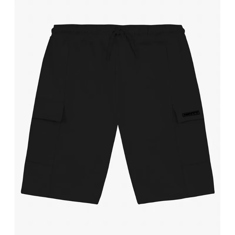 Bermuda Juvenil Masculino em Moletom Sarjado Minty Preto 18