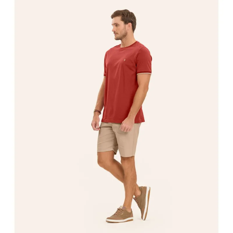 Bermuda Masculina em sarja Diametro Marrom 44