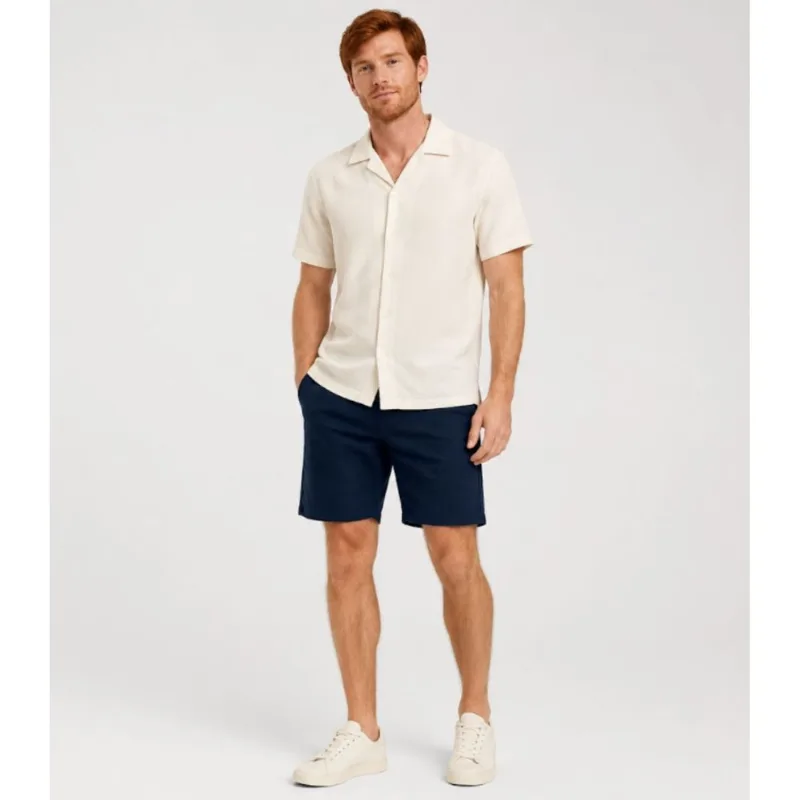 Bermuda Moletom Masculina Diametro Azul GG