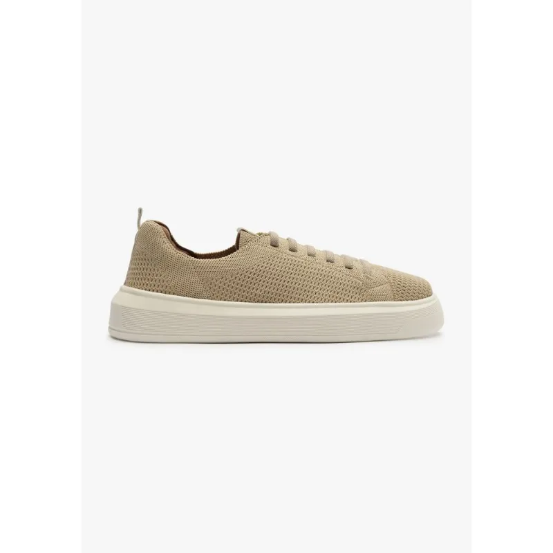 Tênis Masculino Elástico - Marrom 040