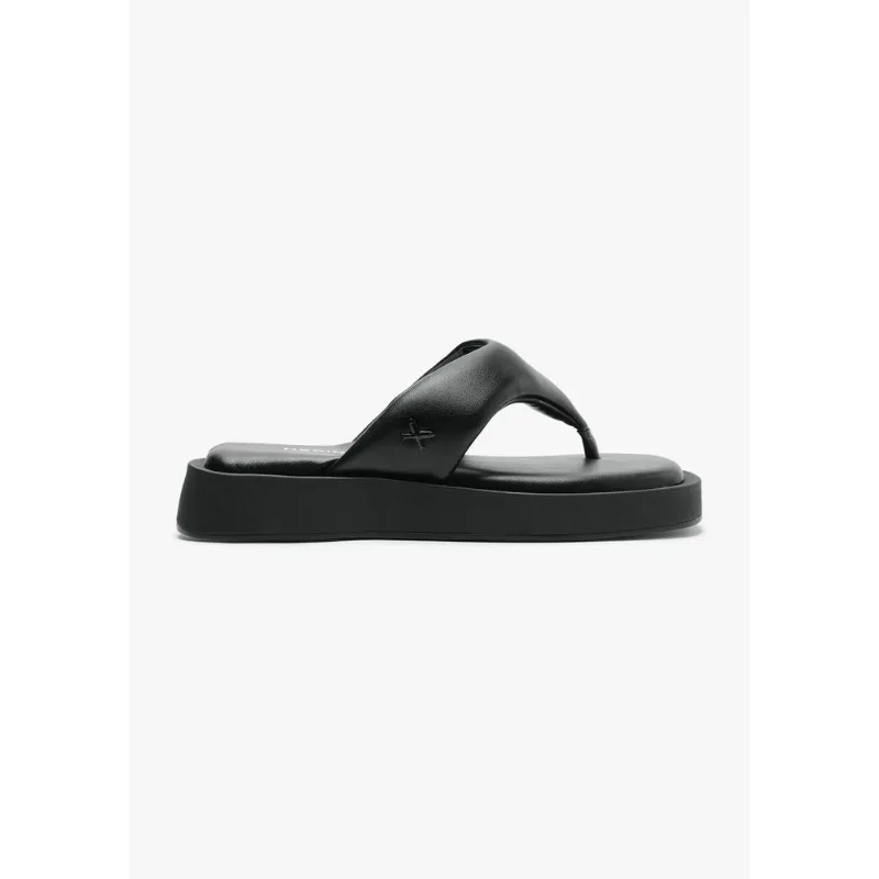 Sandália Solar Hering Flatform Feminina - Preto 035