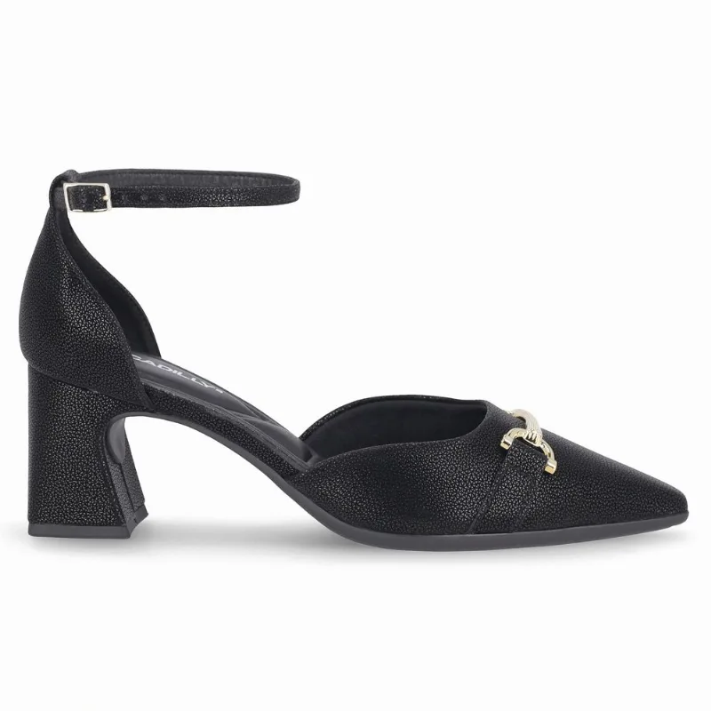 Sapato Canoinha Irene Salto Alto Preto 38