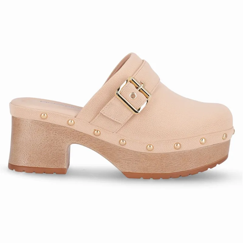 Tamanco Clog Salto Alto Brule 36