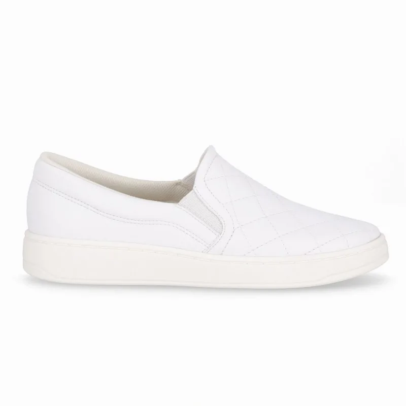 Tênis Beta Salto Baixo Branco Neve 40