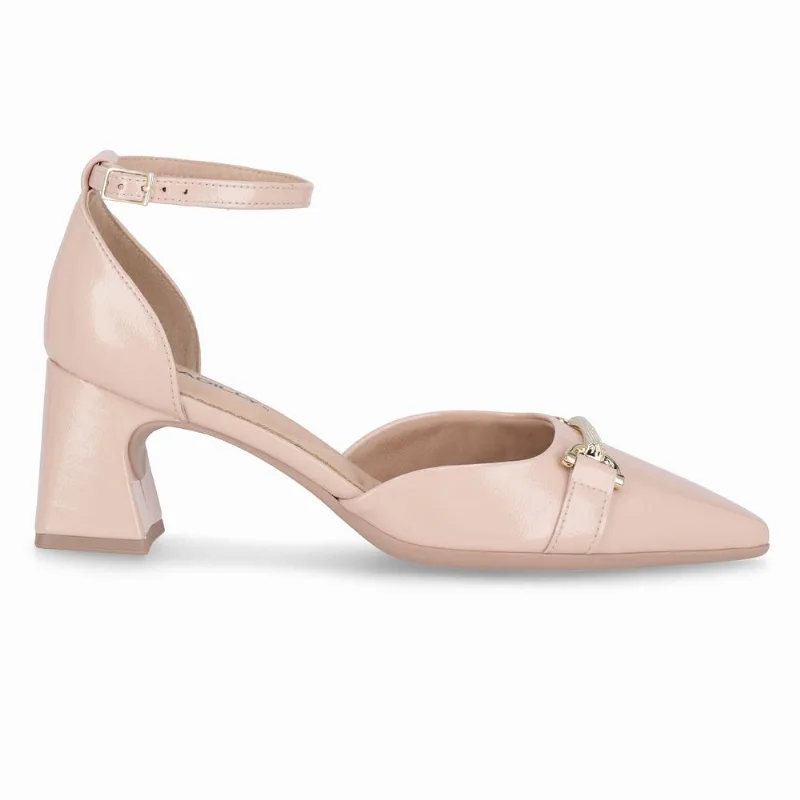 Sapato Canoinha Irene Salto Alto Rose 34