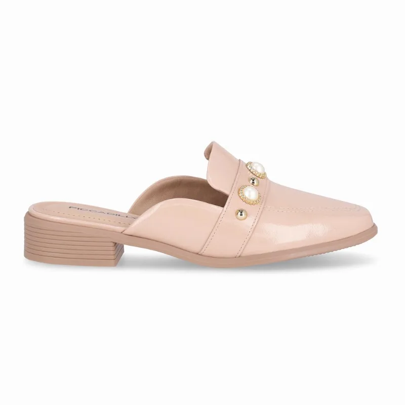 Mule Giovanna Salto Baixo Rose 39