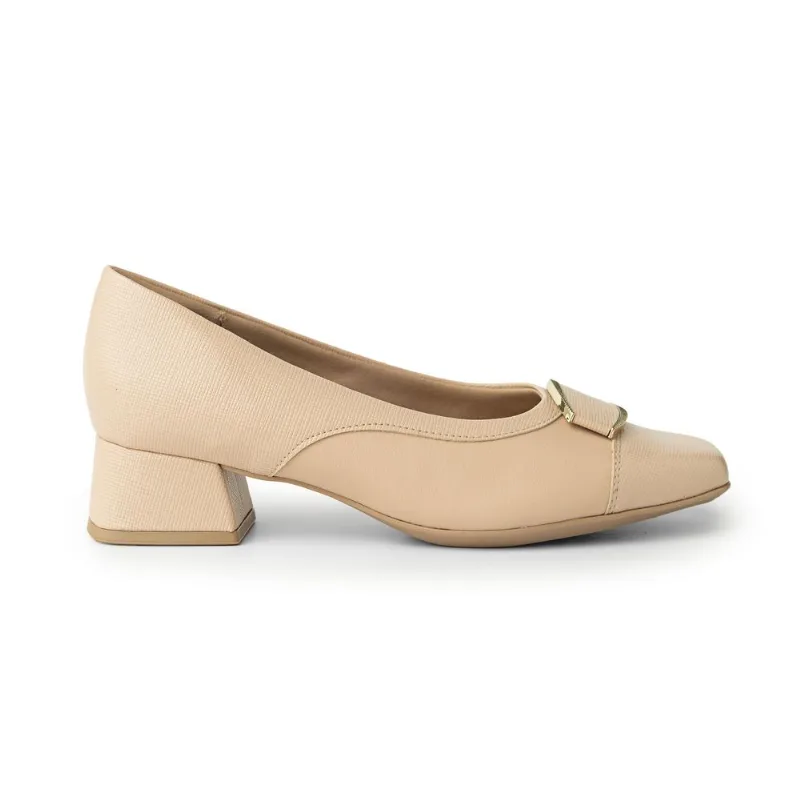 Scarpin Tati Salto Médio Rosê 40
