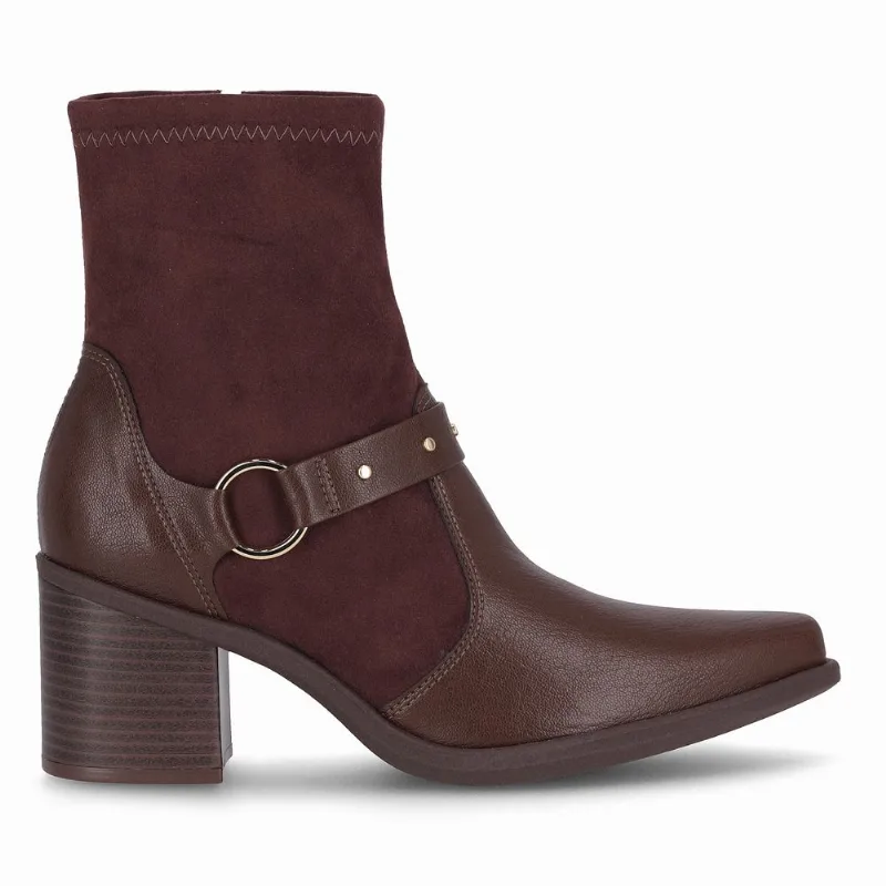 Bota Giordana Cano Curto Salto Médio Cacau 38