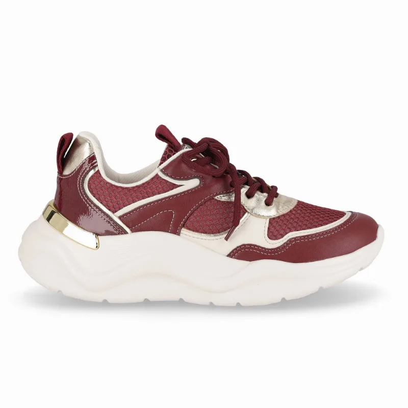 Tênis Fascite Burgundy 37