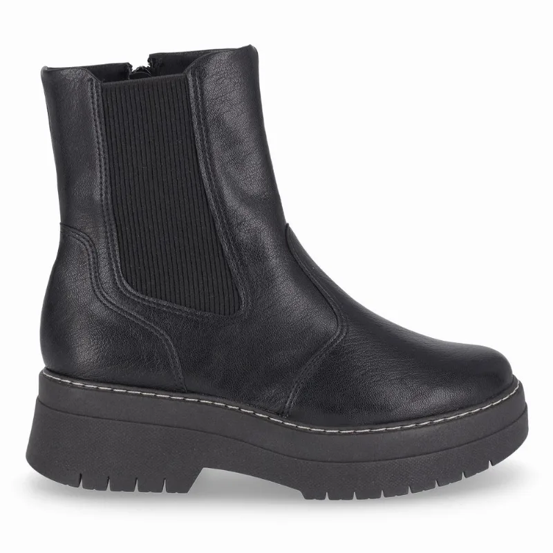 Bota Fabiana Cano Curto Salto Médio Preto 35