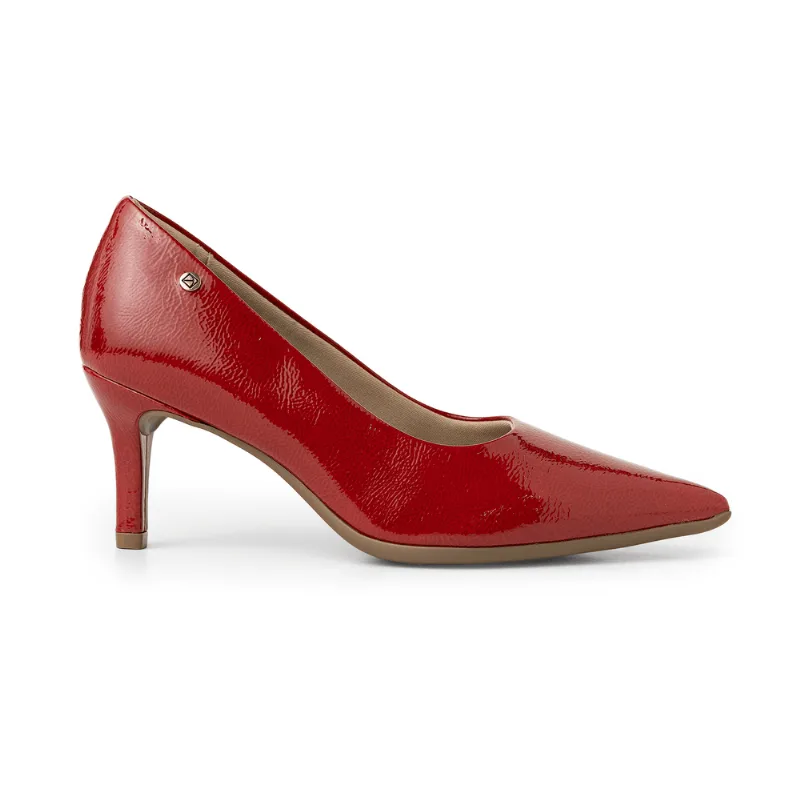 Scarpin Carol Dieckmmann Salto Alto Carmim 41