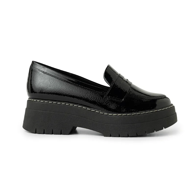 Loafer Carol Dieckmmann Salto Médio Preto 40