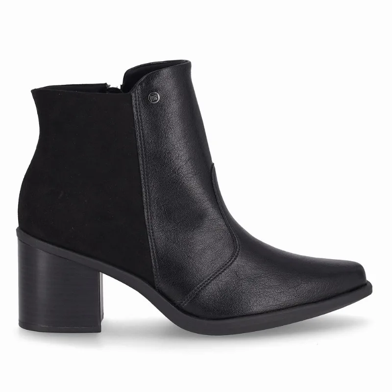 Bota Giordana Cano Curto Salto Médio Preto 33
