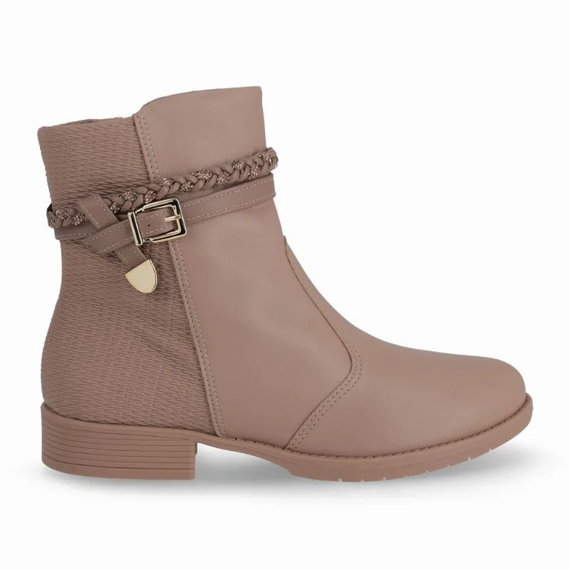 Bota Leci Cano Curto Salto Baixo Fendi 37