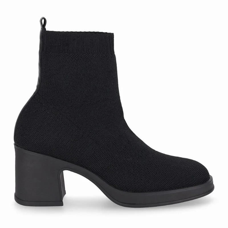 Bota Loiva Cano Curto Salto Médio Preto 37