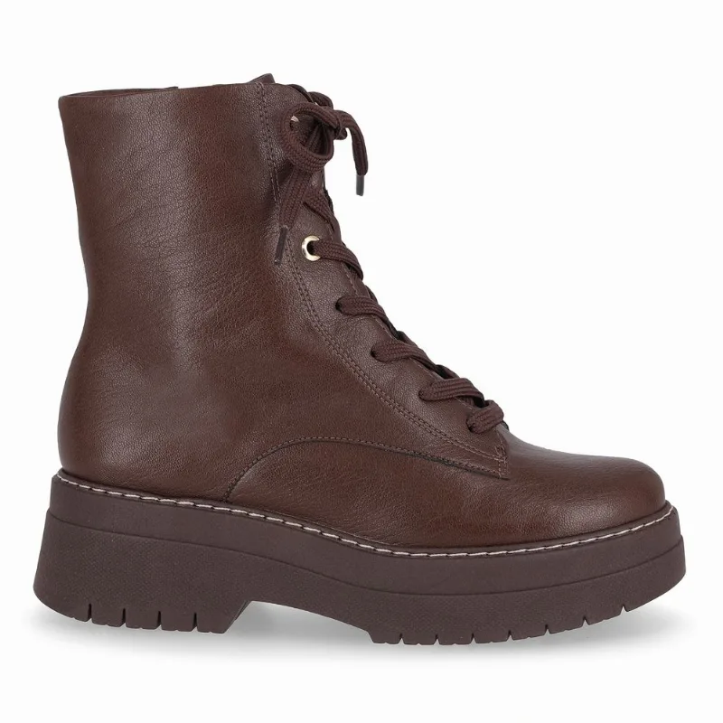 Bota Fabiana Cano Curto Salto Médio Cacau 39