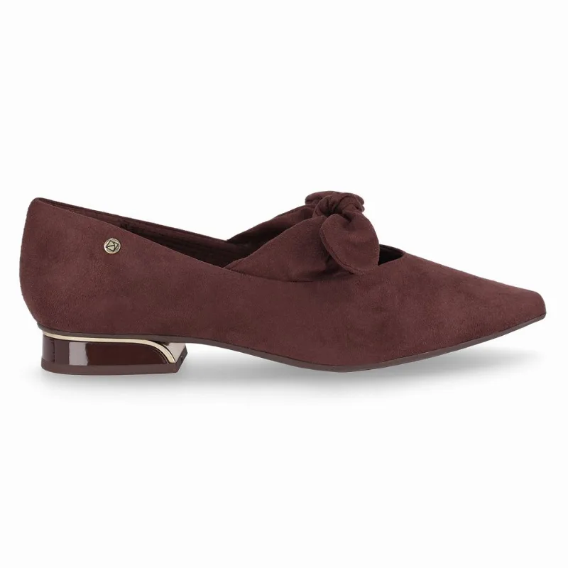 PICCADILLY MAXI - Sapato Silvia Salto Baixo Cacau 39 - PICCADILLY