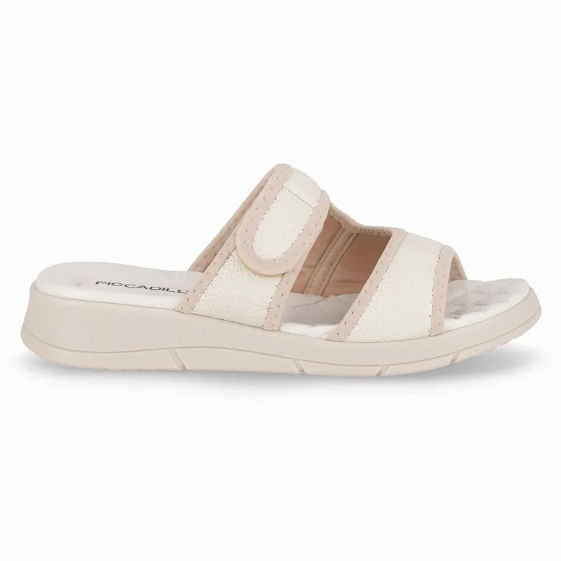 Tamanco Esporão Anabela Médio Off White 42