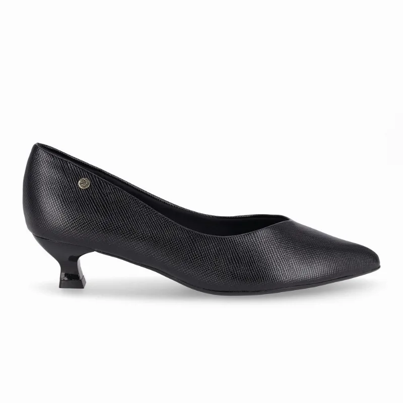 Scarpin Alessandra Salto Médio Preto 39