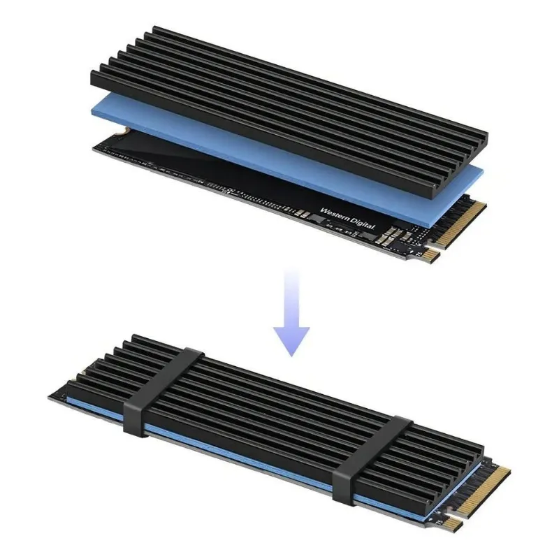 Sore Store Alm3mm Dissipador Calor Aluminio Thermal Pad Ssd