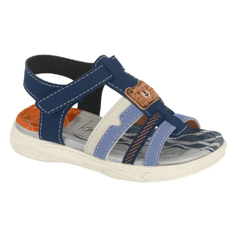 Sandalia Molekinho Ref 2140.757.29219 Marinho/branco Off 025