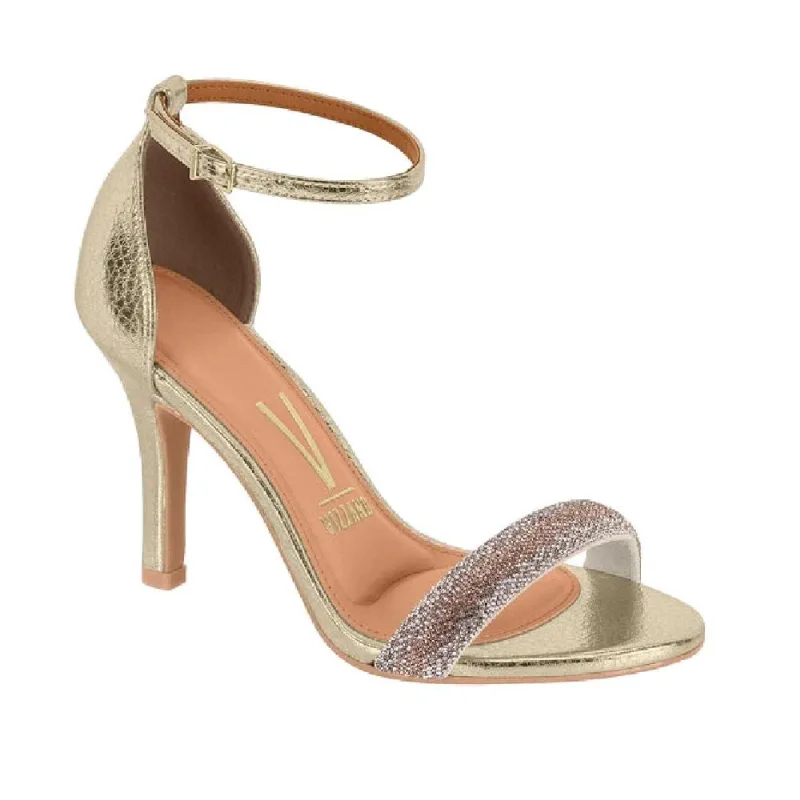 Sandalia Vizzano Salto Fino Strass Ref 6249.1103.29228 Dourado 034